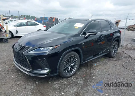2020 Lexus Rx 450H F Sport Performance из США, поврежденный, VIN 2T2YGMDA0LC044417